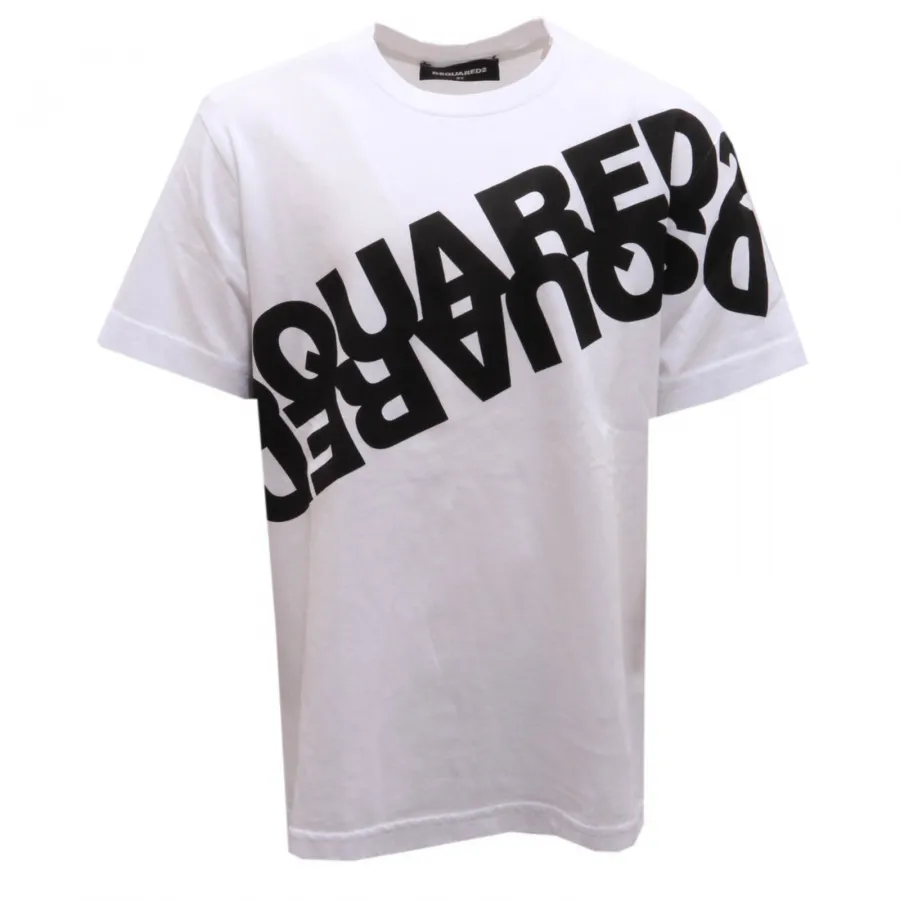 8321AH maglia bimbo boy DSQUARED2 off white cotton t-shirt lids