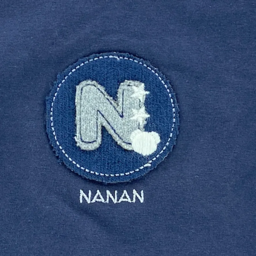 A25 maglia bimbo BOY NANAN cotton blue t-shirt kids