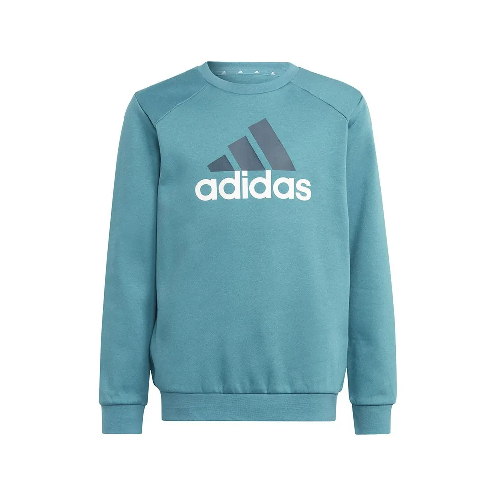 ADIDAS Completo Tuta Bambino Logo Senza Cappuccio Ottanio Nero Bambino