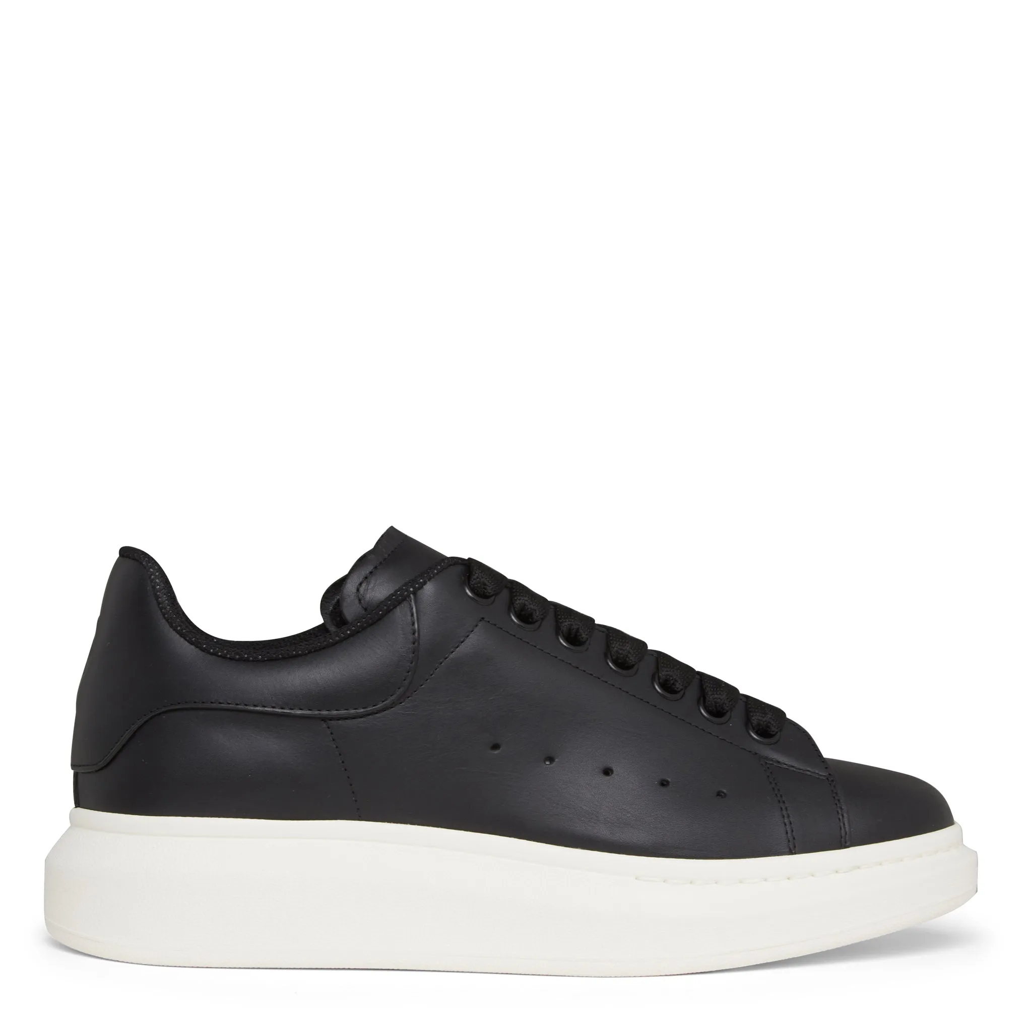 ALEXANDER MCQUEEN  Sneakers oversize in pelle nere