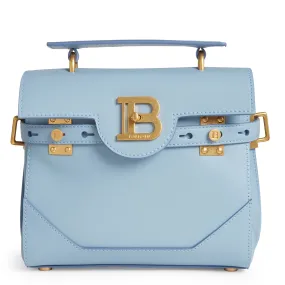 BALMAIN  Borsa ''B-Buzz 23'' in pelle azzurra