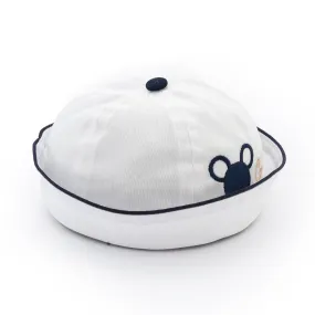 Cappello Marinaretto Bianco E Blu Navy Bimbo