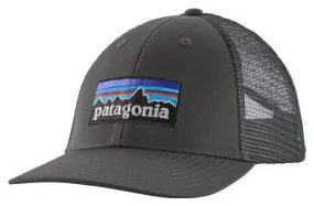 Cappello Trucker Patagonia P-6 Logo LoPro grigio