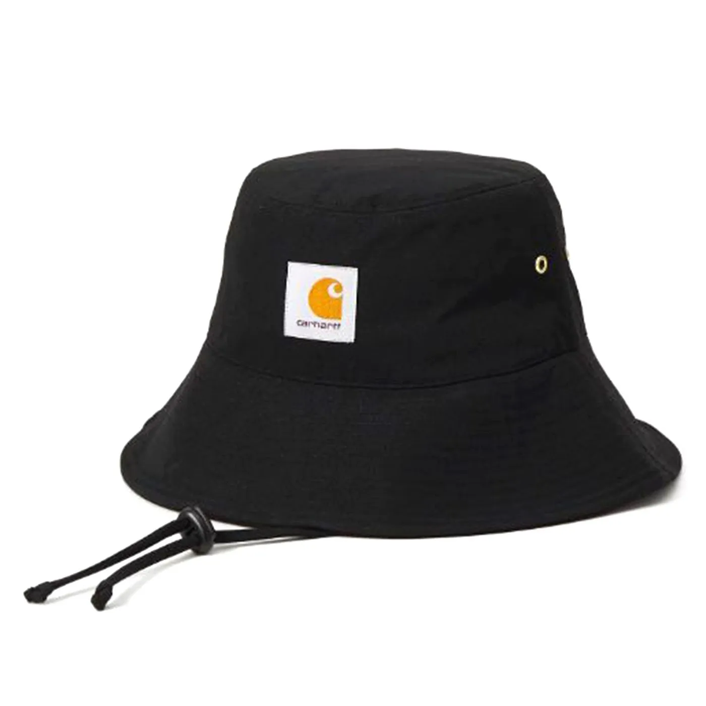 CARHARTT WIP Clarton Bucket Hat Black / Black - Cappello da Pescatore Nero    