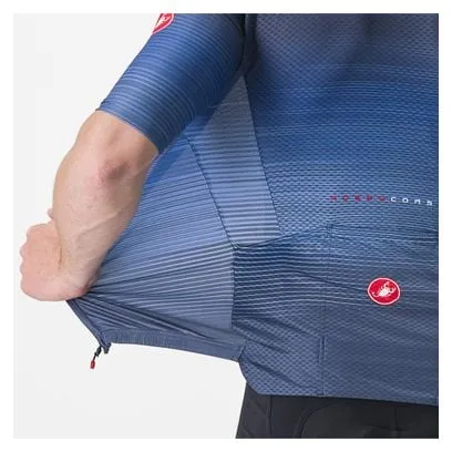 Castelli Aero Race 6.0 Short Sleeve Jersey Blue