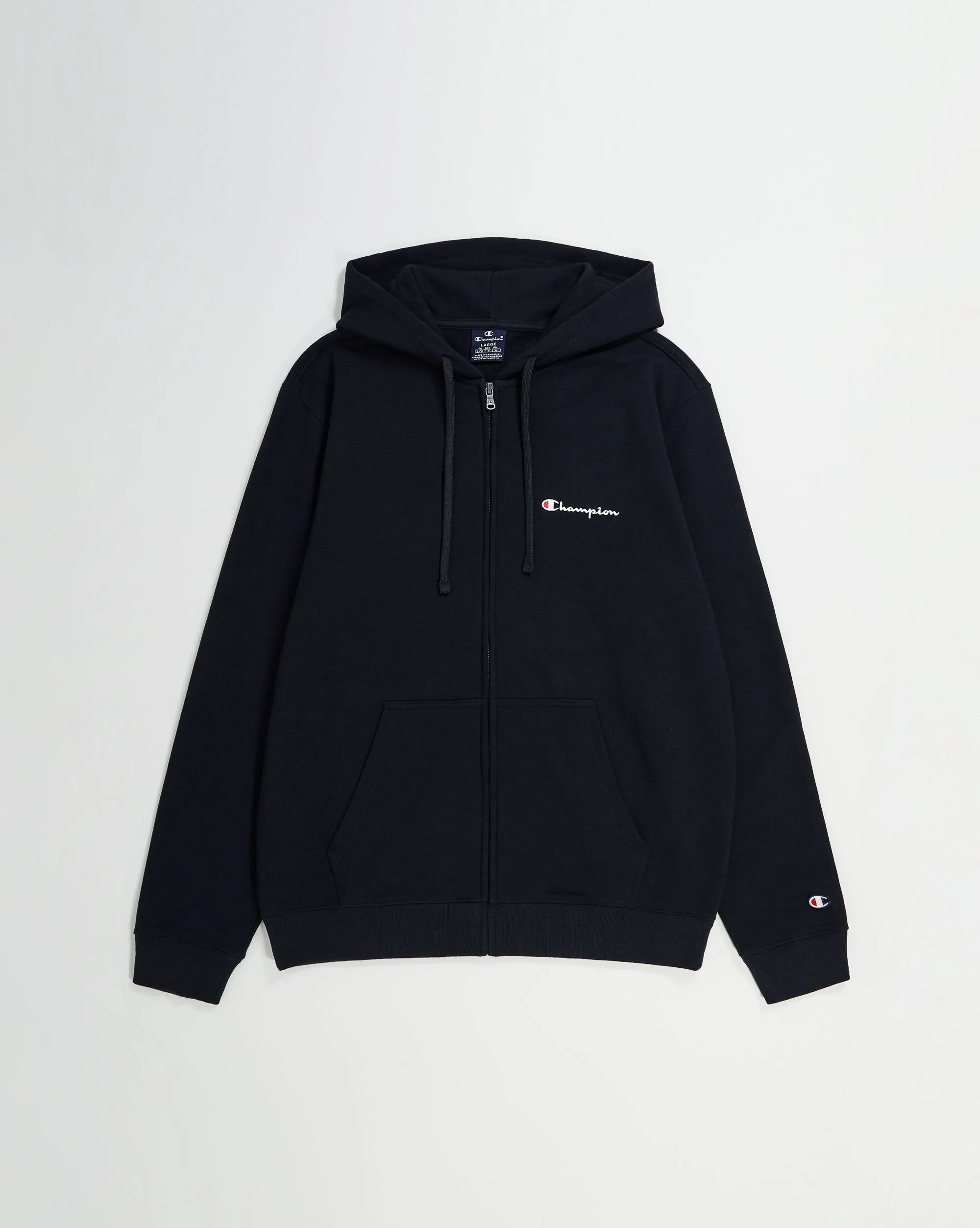 Champion Felpa Full-Zip Con Logo Champion Piccolo Nero Uomo