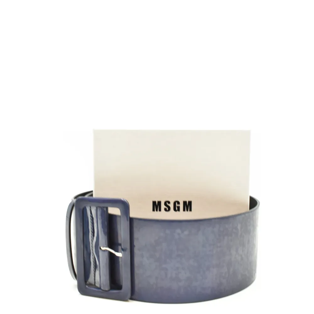 Cintura MSGM blu 2742MDY101