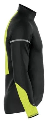 Compressport Hurricane Windproof Jacket Flash Black/Fluorescent Yellow