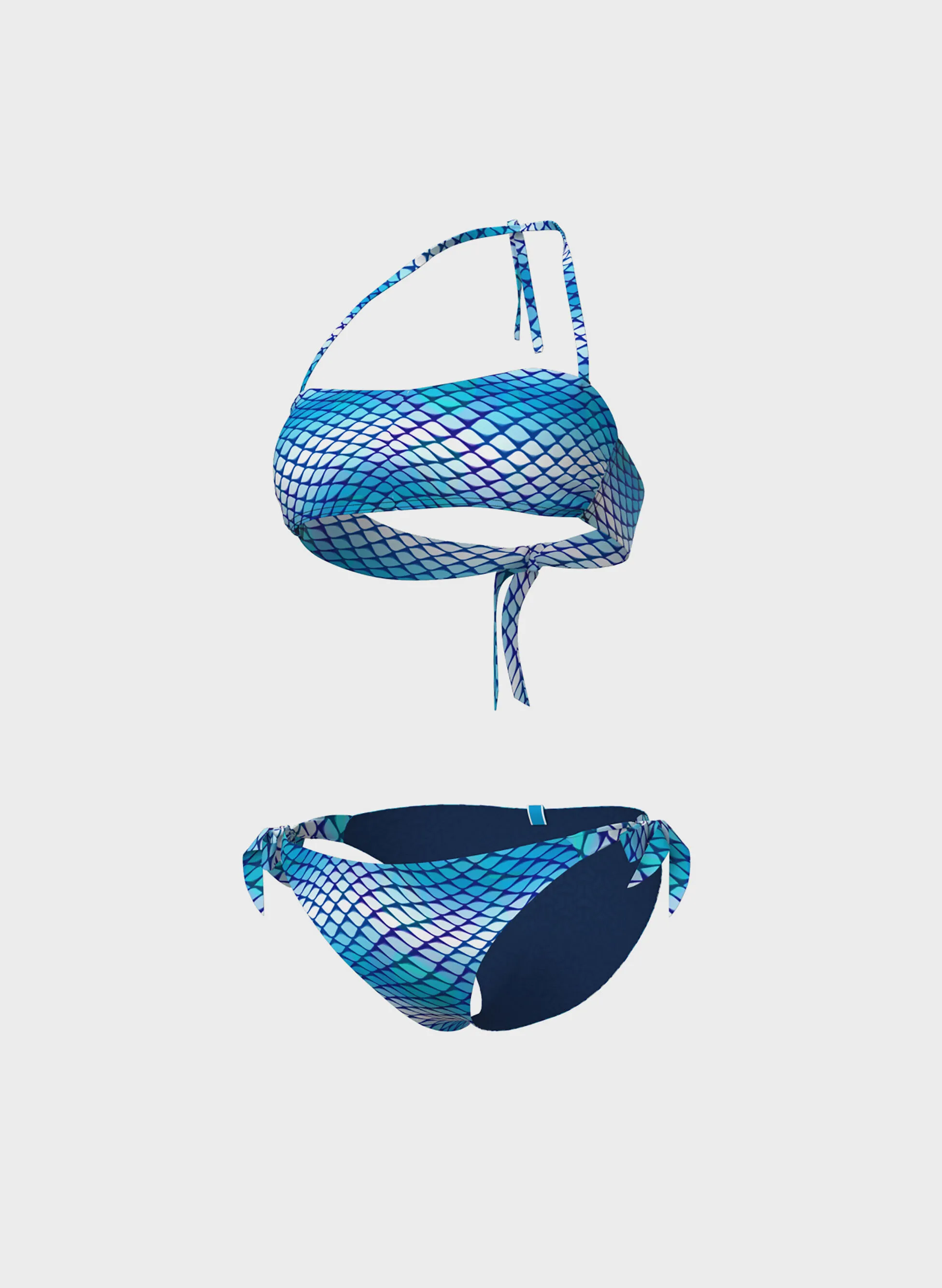 costume bikini fascia fish