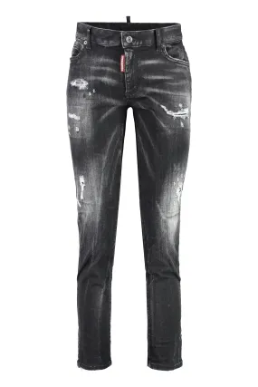 Dsquared2 Cropped jeans Twiggy in cotone stretch