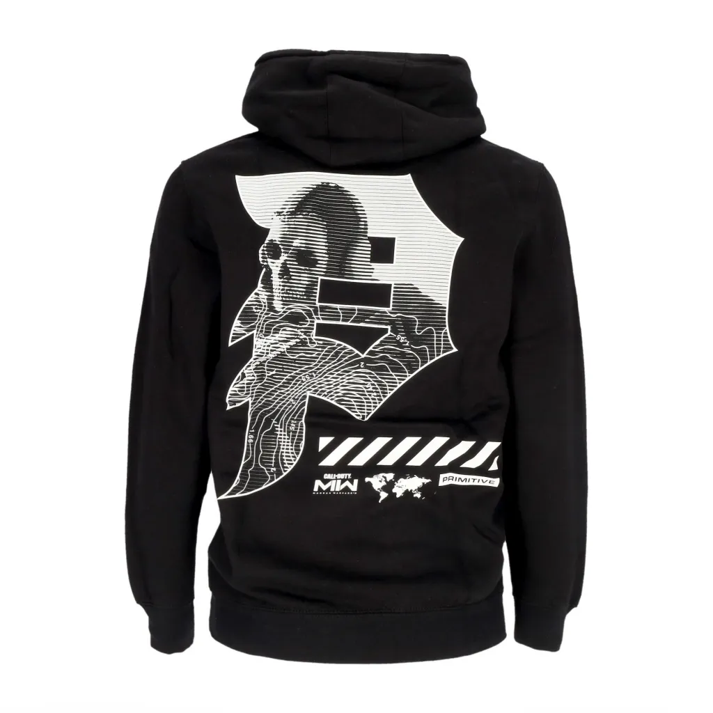 felpa cappuccio uomo mapping dirty p hoodie x call of duty BLACK