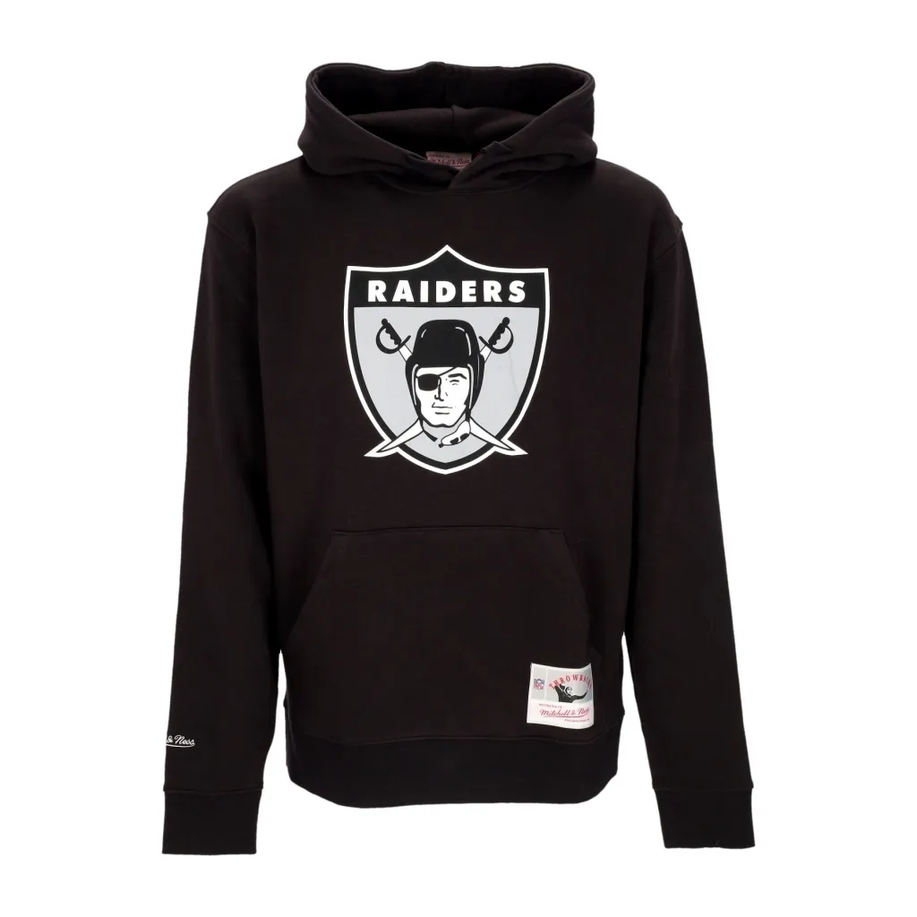 felpa cappuccio uomo nfl team logo hoodie upd oakrai BLACK