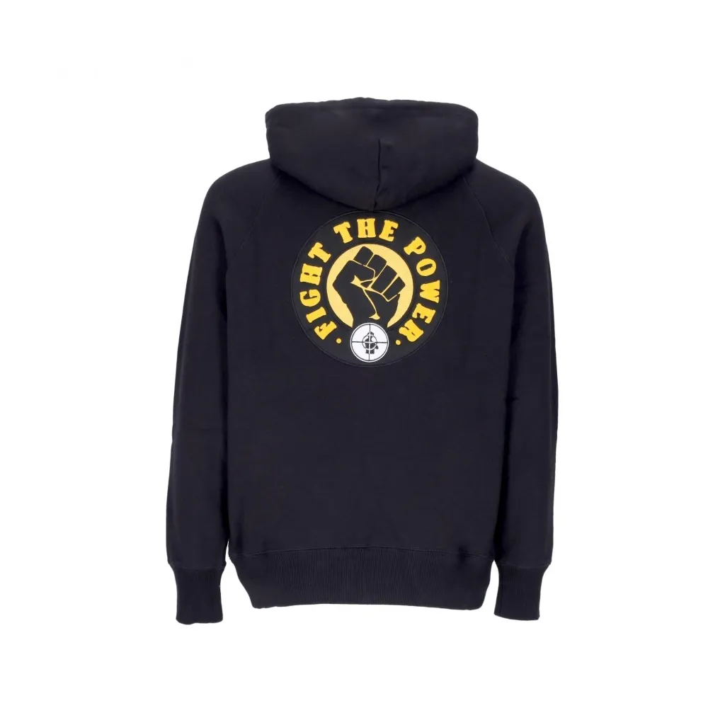 felpa cappuccio uomo pexe power hoodie FLINT BLACK