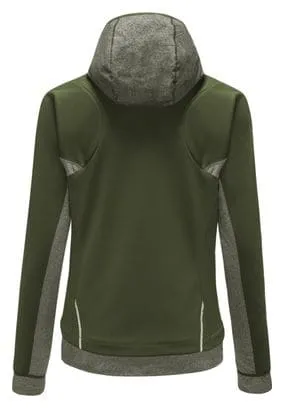 Felpa con cappuccio Gore Wear R3 Gore-Tex Windstopper Khaki Donna