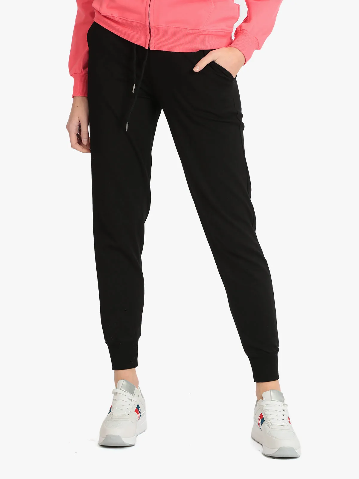 Jeans Louise Francoise Pantalon sport femme avec revers