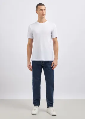 Jeans regular fit in puro cotone uomo