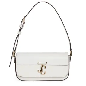 JIMMY CHOO  Borsa ''Mini Varenne'' in pelle bianca