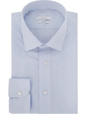 Light Blue Striped No-Iron Shirt