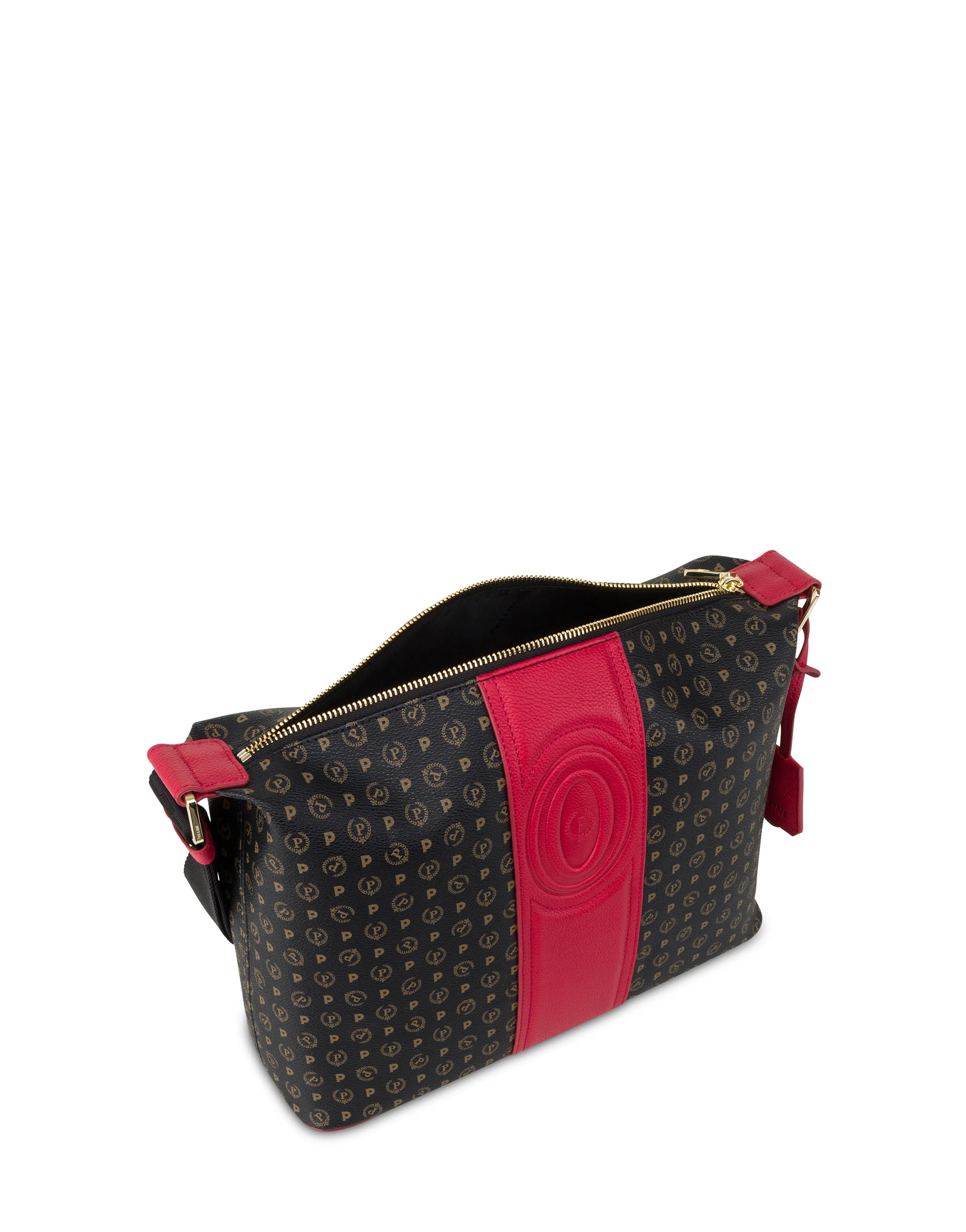     Linea Heritage Borsa A Spalla Heritage 70 Nero/rosso.