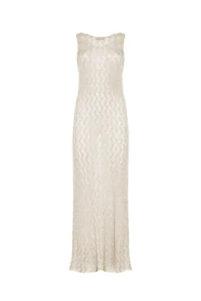 LONG DRESS CROCHETTE LUREX