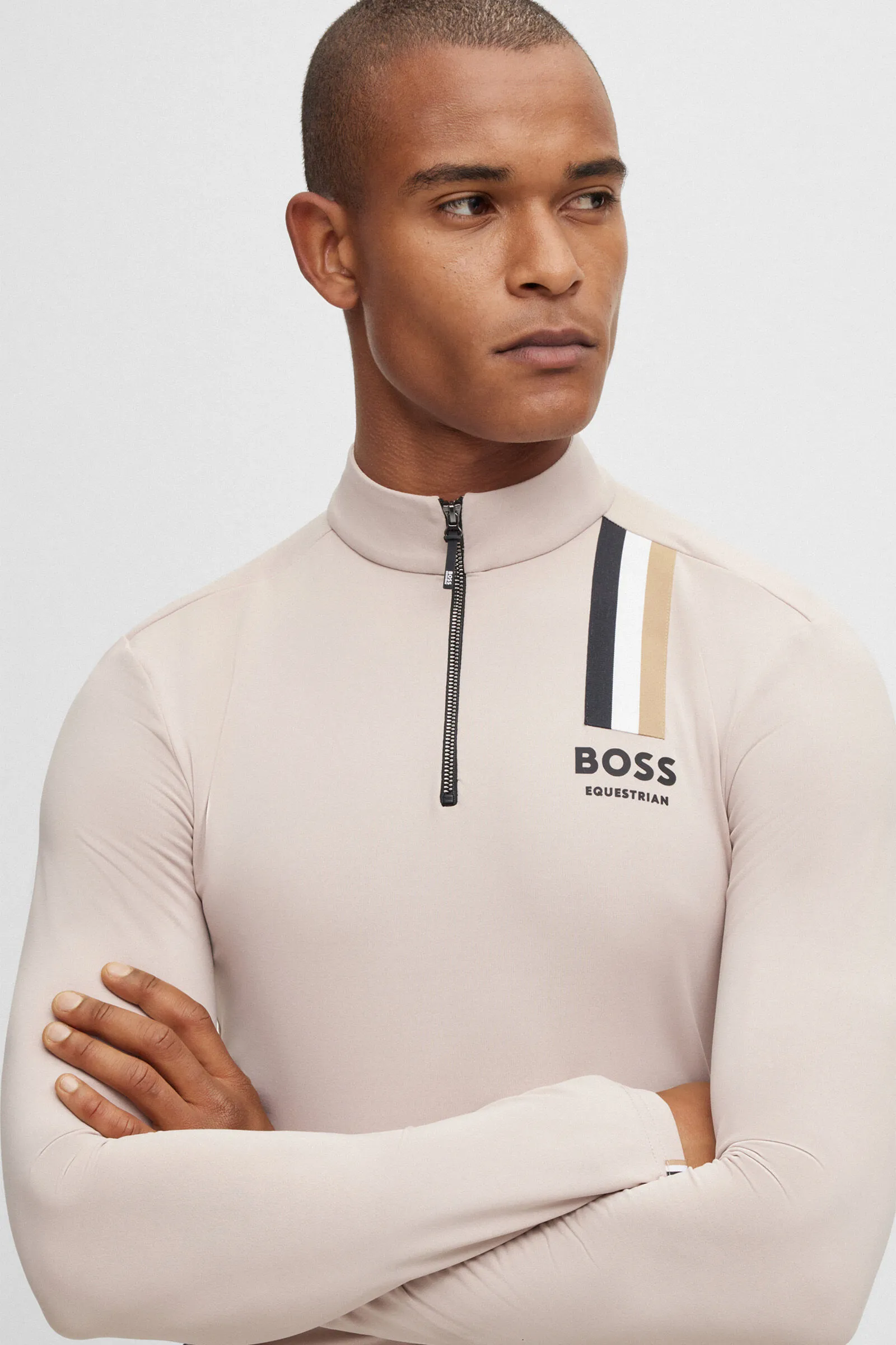 Maglia da allenamento da uomo Boss Ethan Signature Stripe