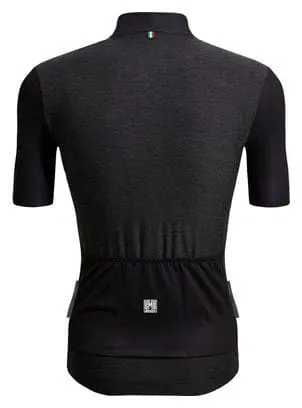 Maglia Santini manica corta Colore Puro Nero