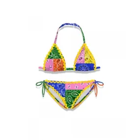 Mc2 Saint Barth Bikini Triangolo Con Stampa Bandanna