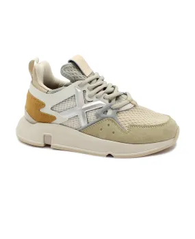 MUNICH 4172079 CLIK WOMEN 79 beige scarpe donna sneakers lacci