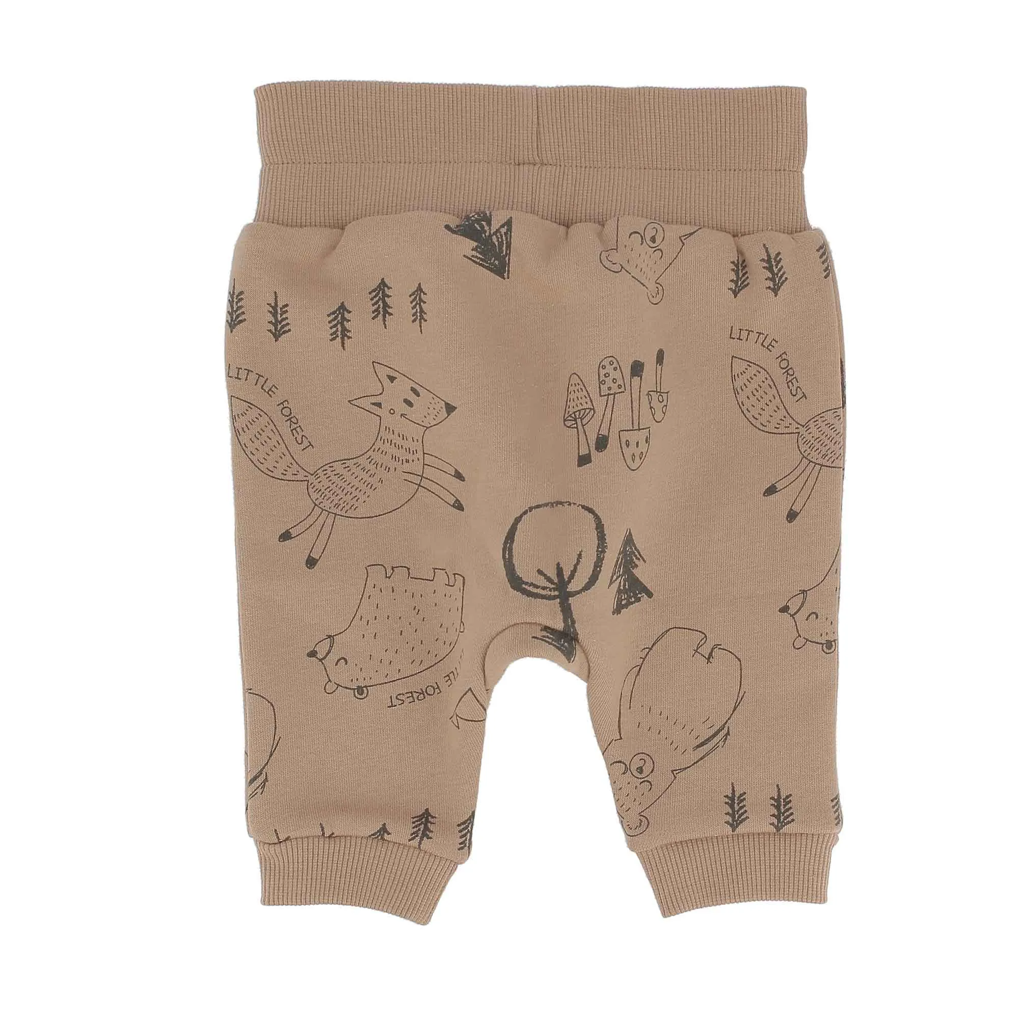 Pantalone in felpa da bambino, marrone            