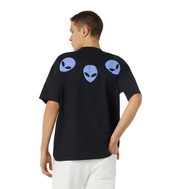 Phobia adult short sleeve t-shirt Triple Alien PH00638 black