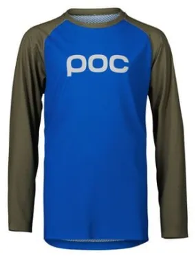 POC Essential MTB Long Sleeve Jersey Blue / Green