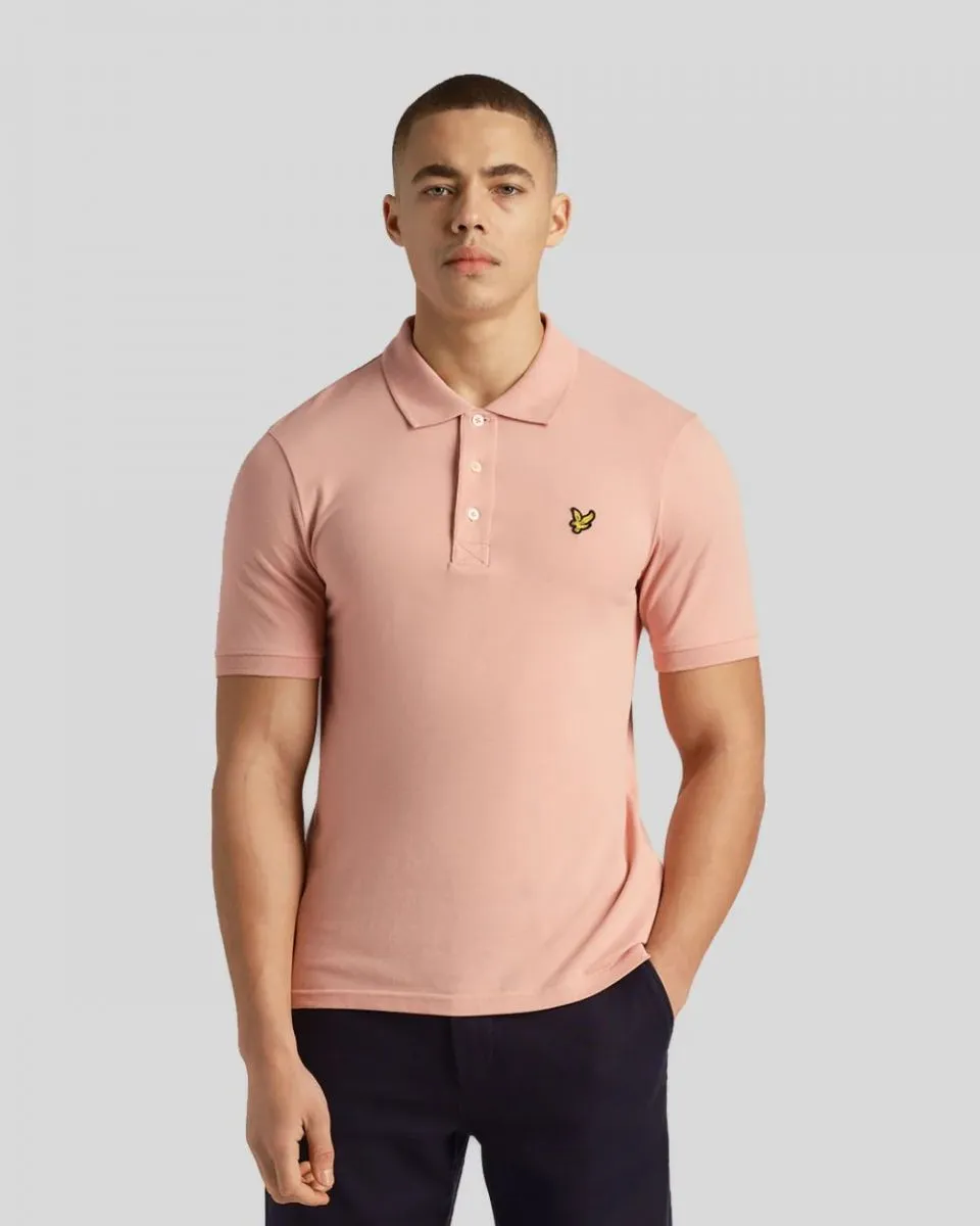 POLO Uomo LYLE & SCOTT 1874 SP400VOG POLO SHIRT X23. PALM PINK