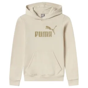 Puma felpa con cappuccio da ragazza Glitter logo 684773-87 neve alpina