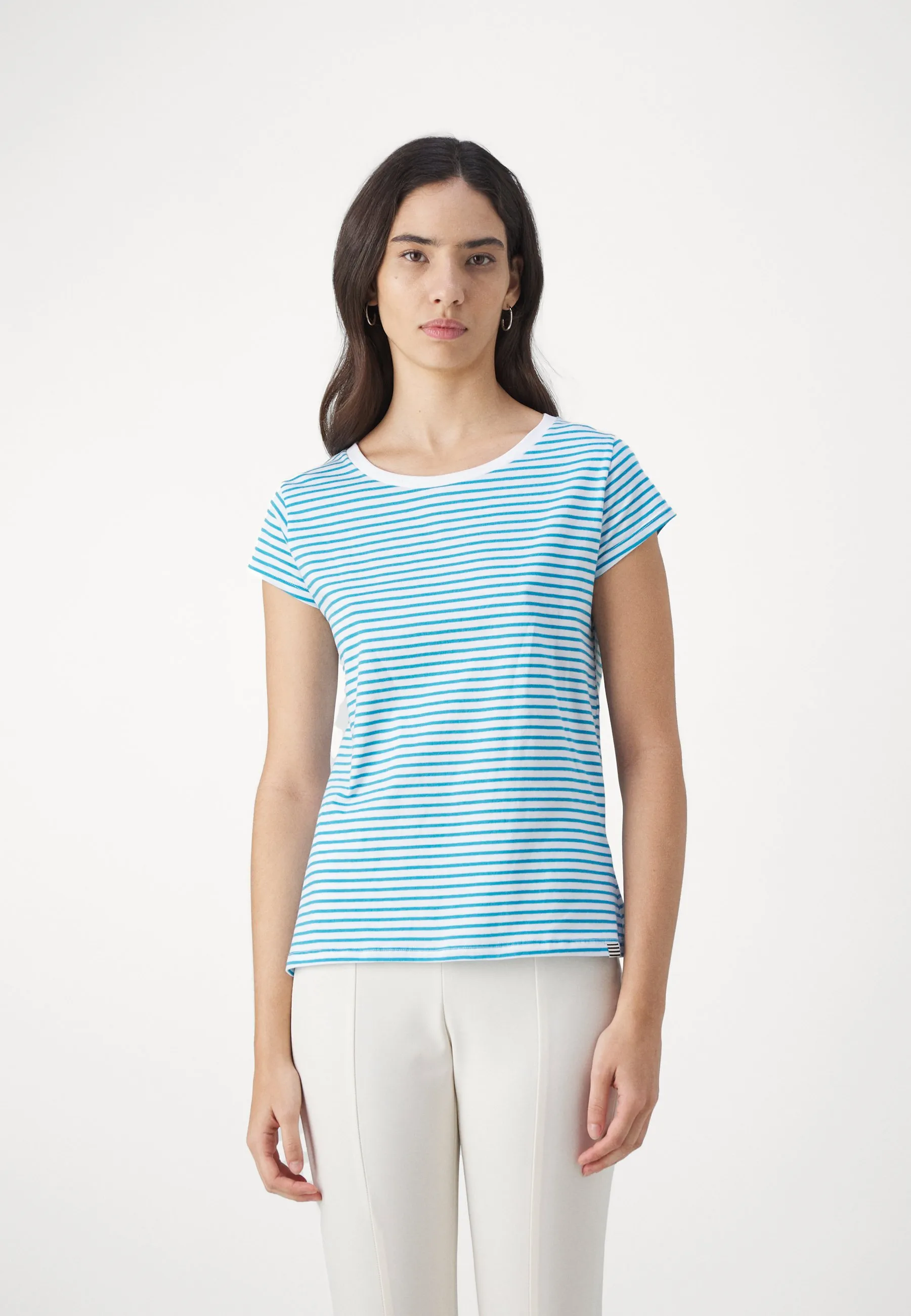 STRIPE TEASY TEE - T-shirt con stampa