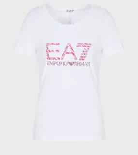 T-shirt Donna EA7 Emporio Armani 3LTT25 1100 Bianco