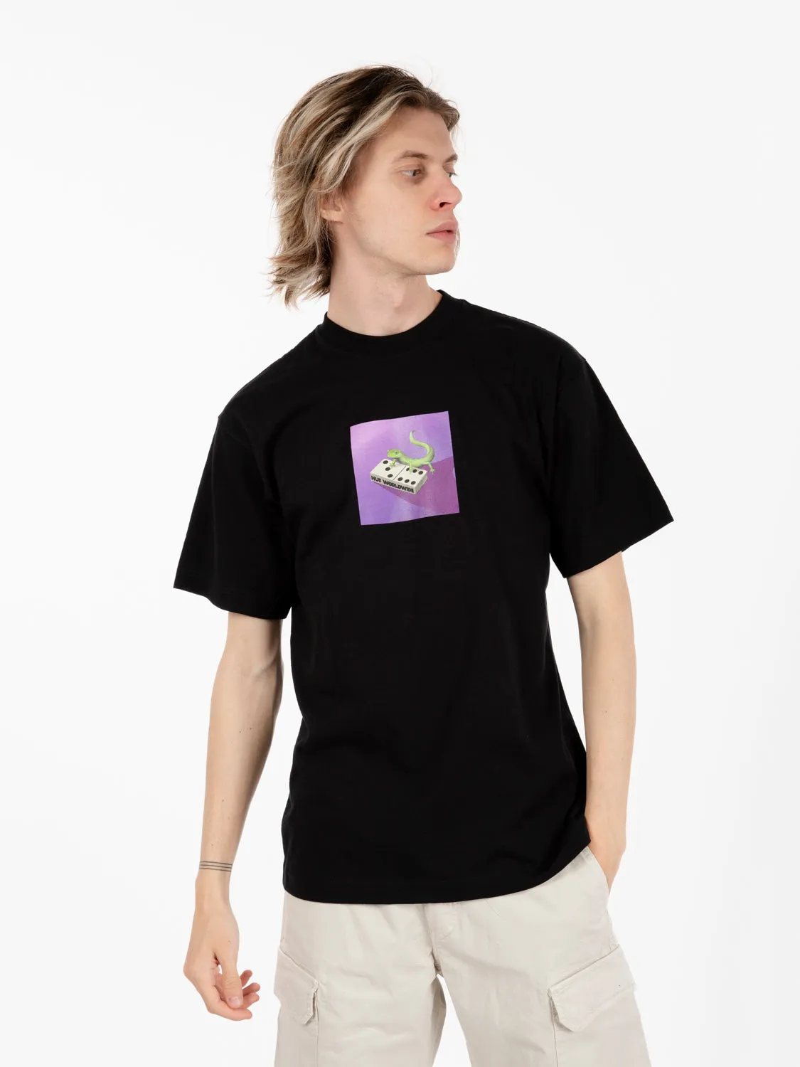 T-shirt Gecko black