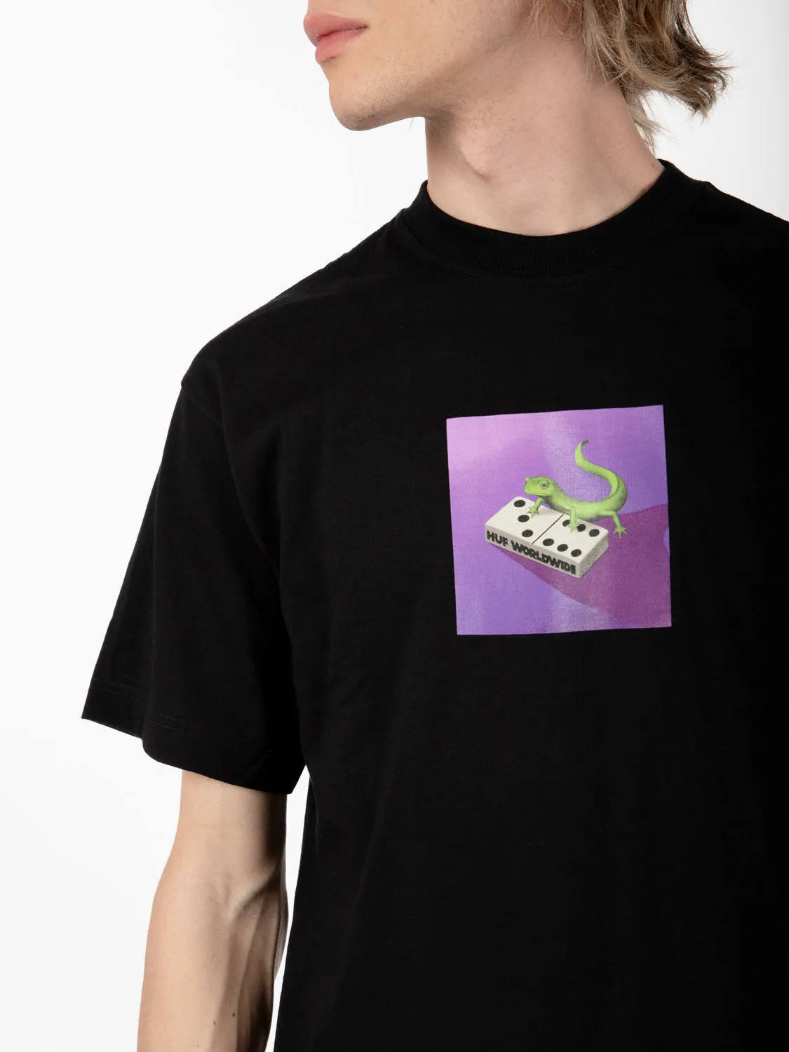 T-shirt Gecko black