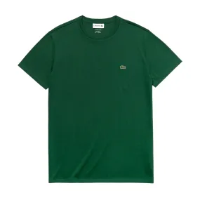 T-shirt Lacoste Girocollo Cotone Pima Verde