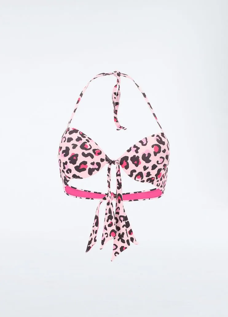 Top bikini push up animalier liu jo